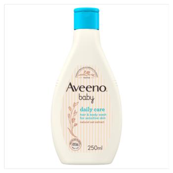 Aveeno Baby Daily Care Hair & Body Baby Wash for Sensitive Skin 250ml