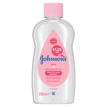 JOHNSON'S Baby Oil 200ml PMP