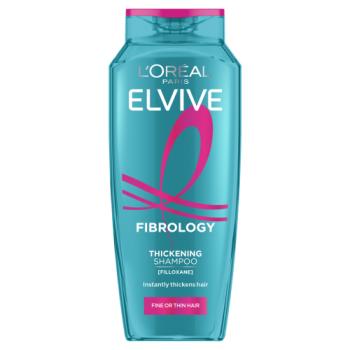 L'Oréal Paris Elvive Fibrology Thickening Shampoo, for Fine or Thin Hair, 400ml