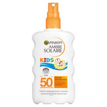 Garnier Ambre Solaire Kids Water Resistant Sun Cream Spray Spf50+ 200 Ml