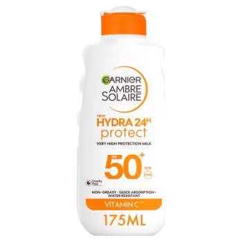 Garnier Ambre Solaire Hydra 24H Protect SPF50+ Sun Cream Lotion 175ml