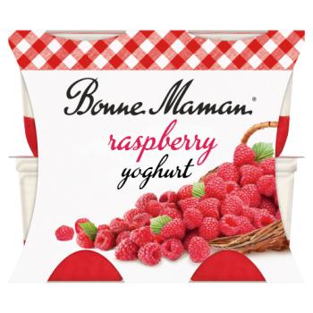 Bonne Maman Raspberry Yoghurt (4 x 115g) 460g