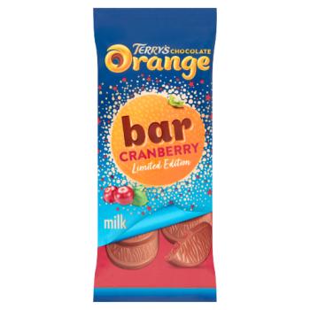Terry's Limited Edition Chocolate Orange Bar Cranberry Milk 90g