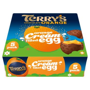Terry's Chocolate Orange Cream Filled Egg 5 x 34g (170g)