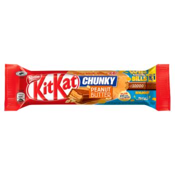 Kit Kat Chunky Peanut Butter Chocolate Bar 42g 2 for £1