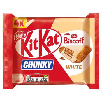 KitKat Chunky with Lotus Biscoff White 4 x 42g (168g)