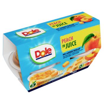Dole Peach in Juice 4 x 113g (452g)