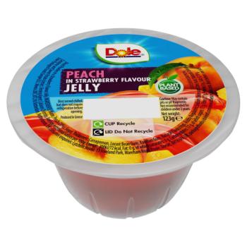 Dole Peach in Strawberry Flavour Jelly 123g