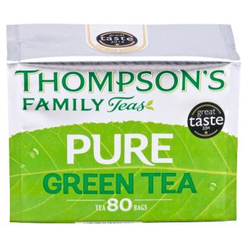 Thompson's Pure Green Tea - 80 Tea Bags (160g)