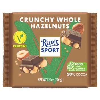 Ritter Sport Crunchy Whole Hazelnuts 100g