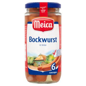 Meica 6 Bockwurst in Brine Sausages 380g