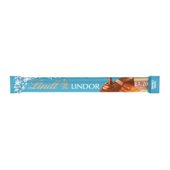 Lindt Lindor Salted Caramel Milk Chocolate Treat Bar 38g