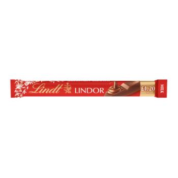 Lindt Lindor Milk Chocolate Treat Bar 38g