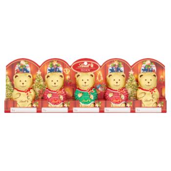 Lindt Teddy Christmas Milk Chocolate 5 x 50g