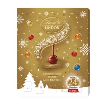 Lindt Lindor Assorted Mini Chocolate Advent Calendar 117g