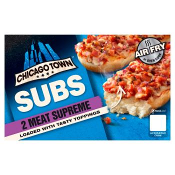 Chicago Town Meat Supreme Subs Pizza 2 x 125g (250g)