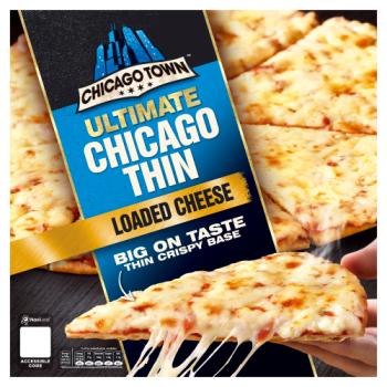 Chicago Town Ultimate Chicago Thin Loaded Cheese Pizza 439g