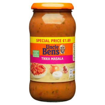 Uncle Bens Pmp £1.89 Tikka Masala Sauce 450g