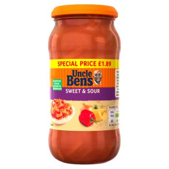 Uncle Ben's Sweet & Sour Sauce 450g PM £1.89