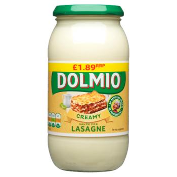 Dolmio Lasagne Creamy White Sauce 470g PM £1.89