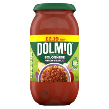 Dolmio Sauce for Bolognese Onion & Garlic 500g