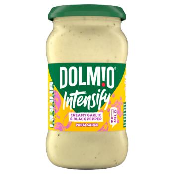 Dolmio Intensify Creamy Garlic & Black Pepper Pasta Sauce 390g