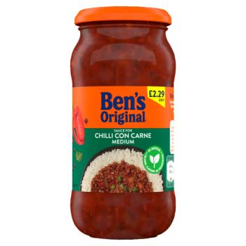 Ben's Original Sauce for Chilli Con Carne Medium 450g
