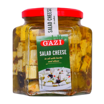 Gazi Salad Cheese in Oil with Herbs & Olives 200g 