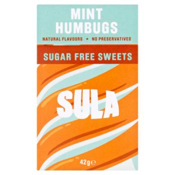 Sulá Mint Humbugs Sugar Free Sweets 42g