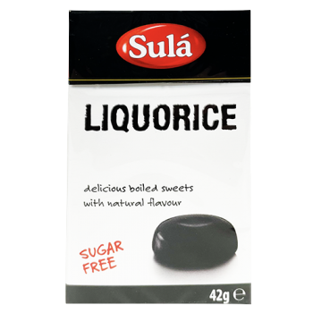 Sula Liquorice Sugar Free 42g 