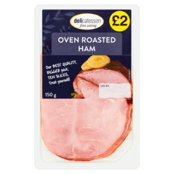 Delicatessen Fine Eating Oven Roasted Ham 150g