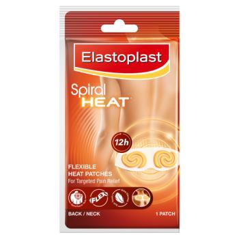 Elastoplast Spiral Heat Flexible Heat Patches for Back Pain 1 Patch