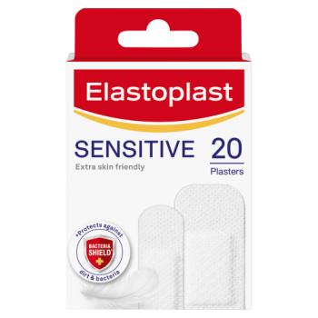 Elastoplast Sensitive Skin Friendly Hypoallergenic Plasters (20 Pcs)