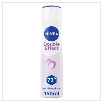 NIVEA NIVEA 72h Double Effect Anti-perspirant Spray 150ml 150ML