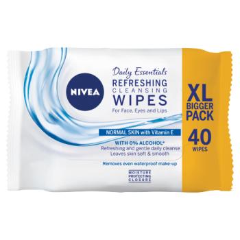 NIVEA Daily Essentials 40 Refreshing Cleansing Wipes