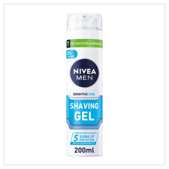 NIVEA NIVEA Men Sensitive Cool 0% Alcohol Shaving Gel 200ml 