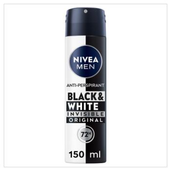 NIVEA MEN Black & White Original 72h Anti-Perspirant Deodorant Spray 150ML