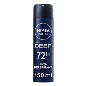 NIVEA Deep Black Carbon 72h Anti-Perspirant Deodorant 150ML