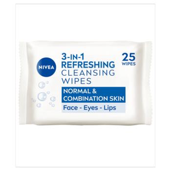 NIVEA Cleansing Face Wipes Normal Skin 25 Pack 25ST