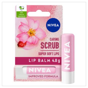 NIVEA 2in1 Rosehip Oil & Vitamin E Lip Scrub 4G