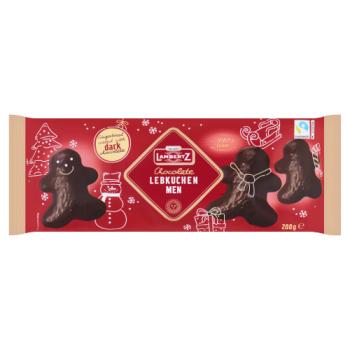 Lambertz Lebkuchen Men Chocolate 200g
