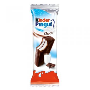 Kinder Pingui Choco Sponge Cake Filled with Milk and Covered with Chocolate 30 g