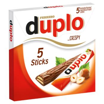 Ferrero Duplo Bars 5 x 18.2g (91g)