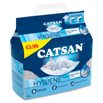 Catsan Hygiene Cat Litter Bag 5L PMP £3.99
