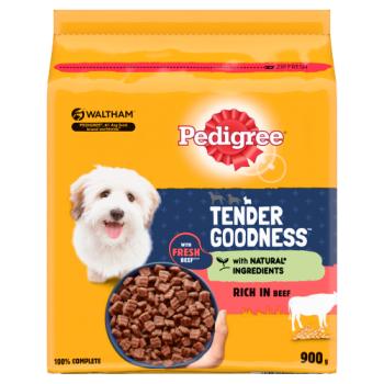 Pedigree Tender Goodness 100% Complete Rich in Beef 900g