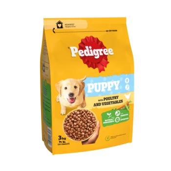 PEDIGREE® COMPLETE™ Junior/Puppy Dry Dog Food Poultry and Vegetables 3kg