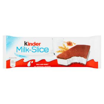 Kinder Milk Slice Chilled Treat Single 28g