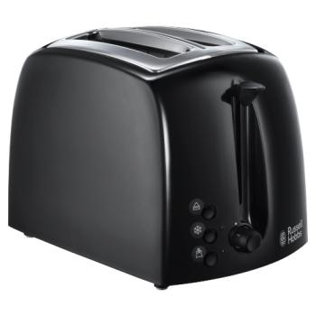 Russell Hobbs Textures 2 Slice Toaster - Black