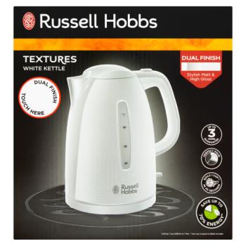 Russell Hobbs Textures White Kettle