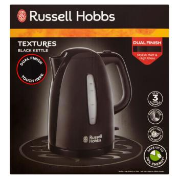 Russell Hobbs Textures Black Kettle